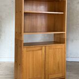 Vintage oak display bookcase