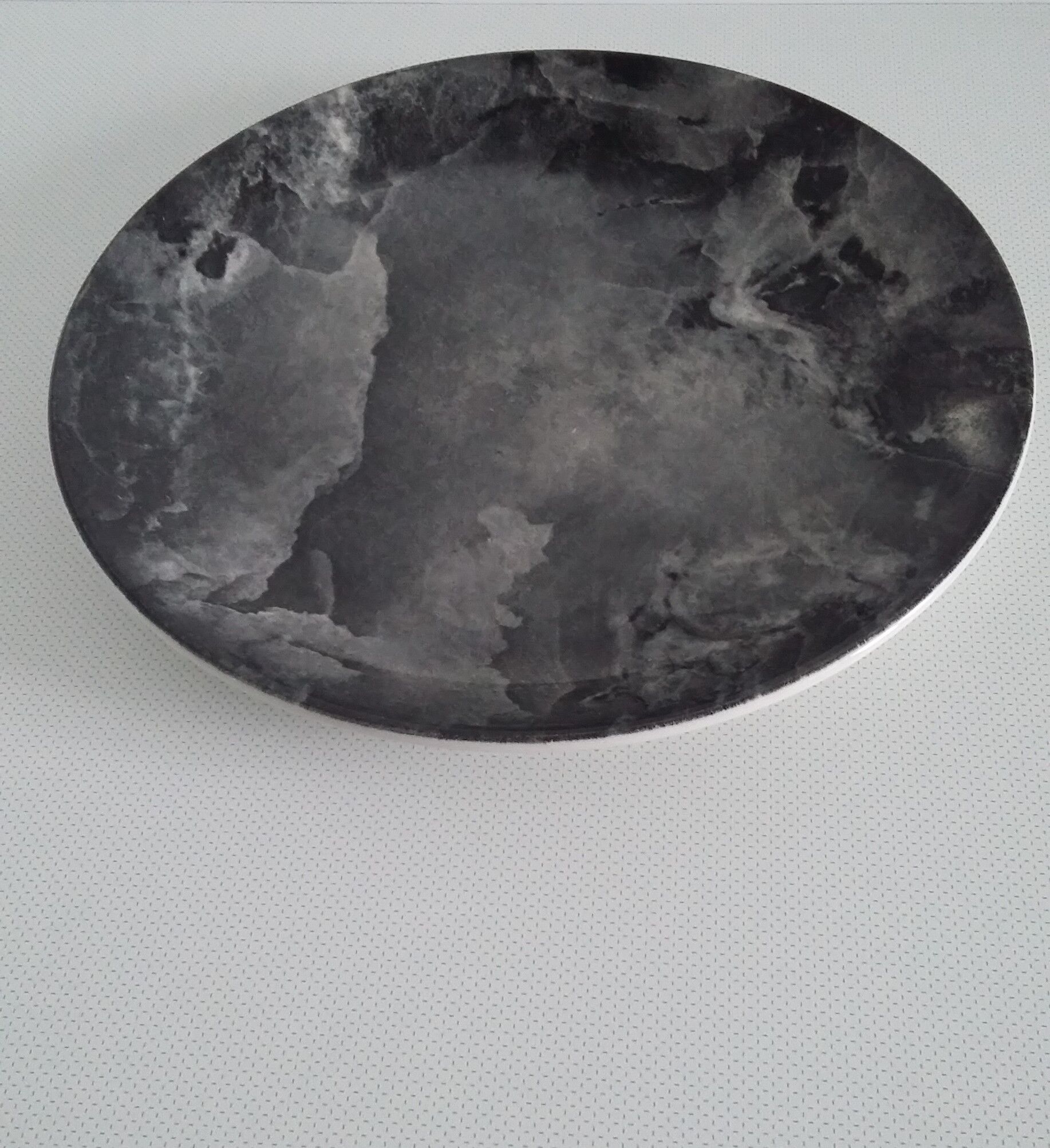 Plate grindley imitation marble