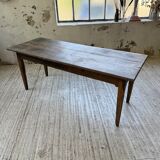 1950s oak farmhouse table with spindle legs