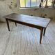 Table de ferme chêne 1950 pieds fuseaux