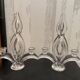 Paire de bougeoirs en cristal