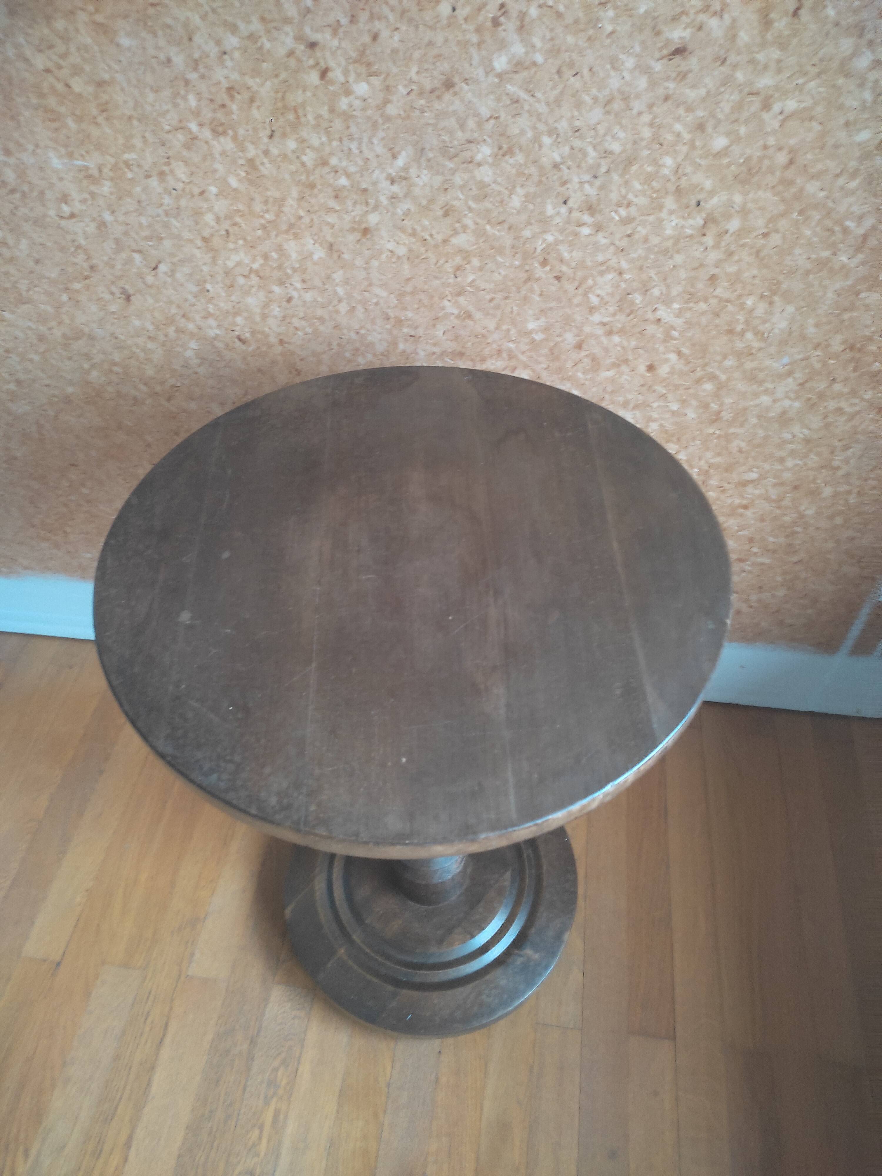Charles Dudouyt style pedestal table