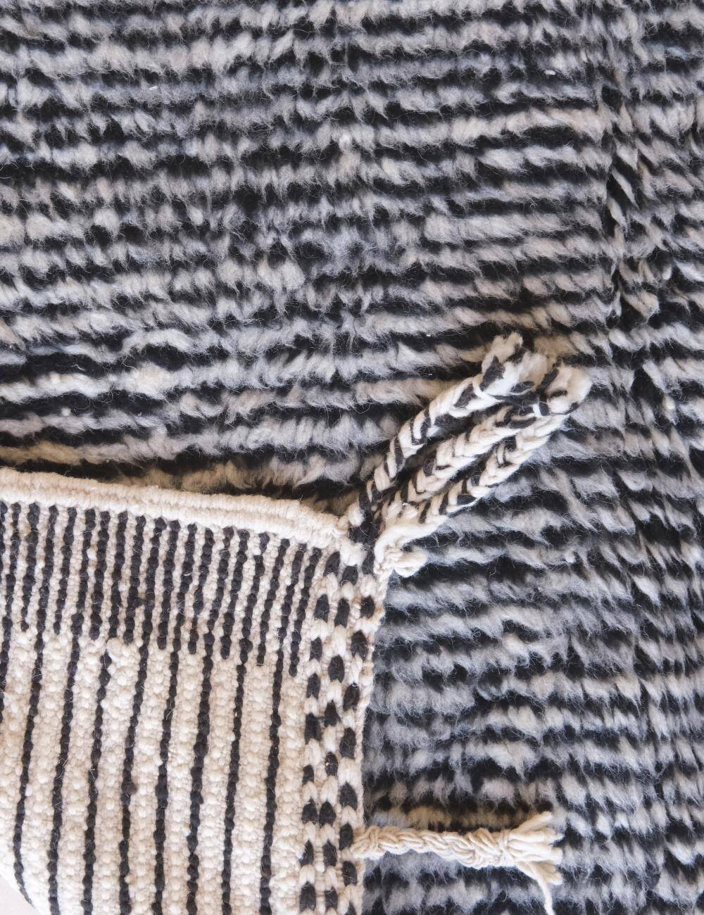 Modern Berber Rug - 227 x 119 cm