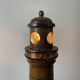 Lampe phare souvenir de Calais en bois