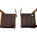 Vintage lounge chair pair "Neapel" – circa 1960, 100% cotton fabric