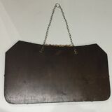 Art Deco bevelled mirror 66x38cm