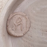 Teapot in blue and beige Japanese stoneware