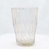 1960s modern glass vase by Jiří Řepásek, Poděbrady Czechoslovakia