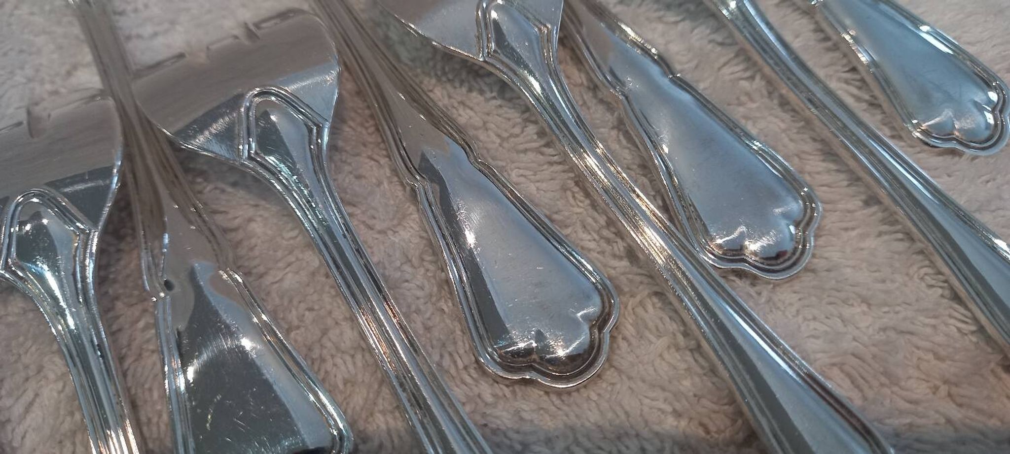 12 fourchettes à huitre métal argenté ercuis contours 13.3cm