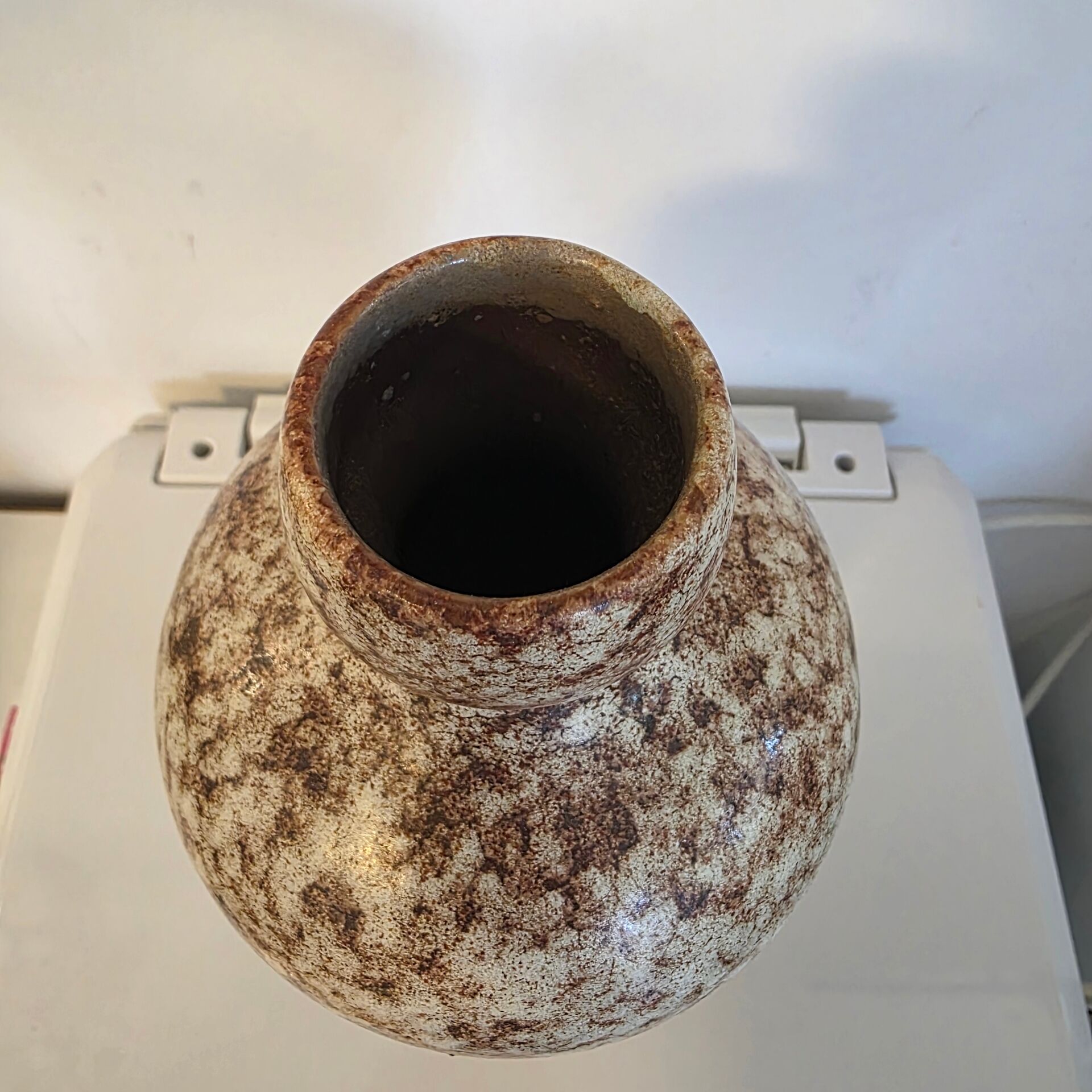 Vintage Strehla 1432 RDA German Ceramic Vase from the 1970s