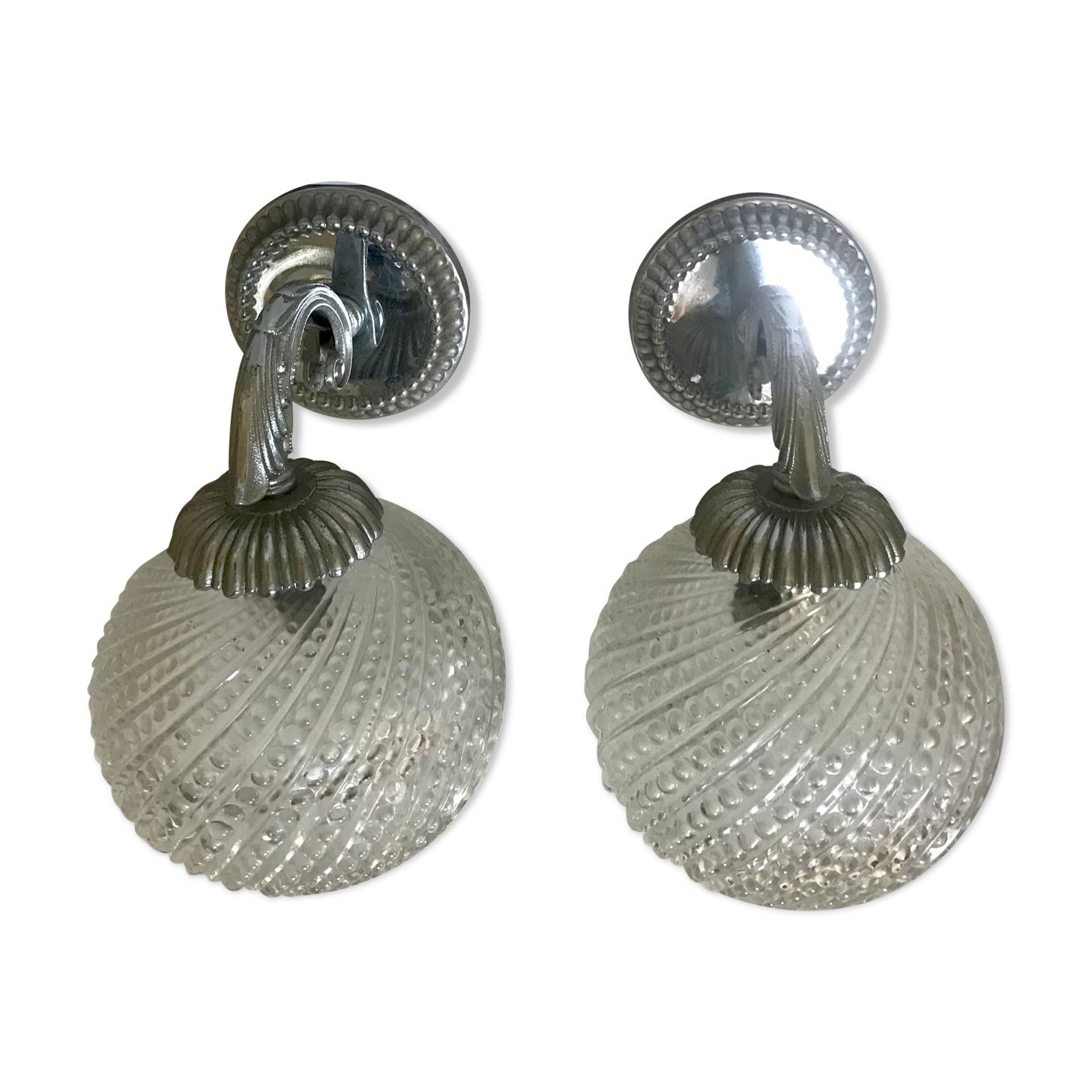 Pair of vintage wall lamps