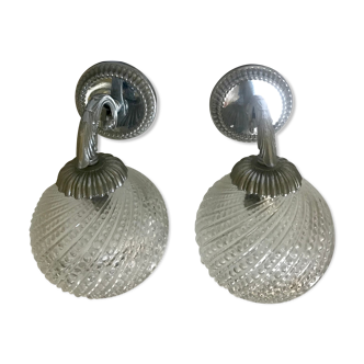 Pair of vintage wall lamps