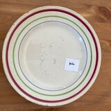 Assiettes plates gien modèle gilles