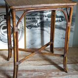 Side service table in old rattan