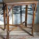 Table-desserte d'appoint en rotin ancienne
