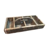 Toolbox with black patina handle