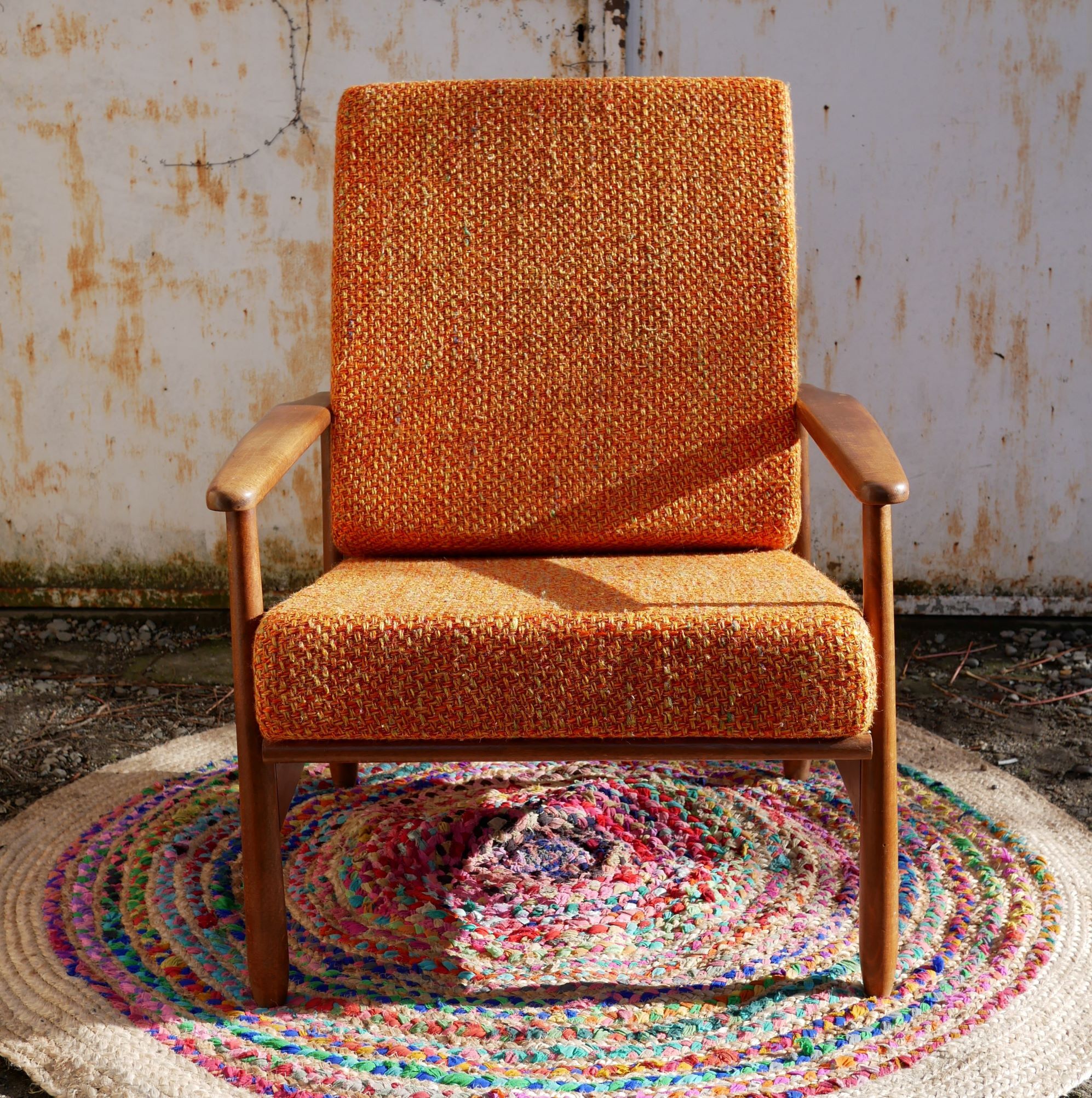 Scandinavian armchair teak