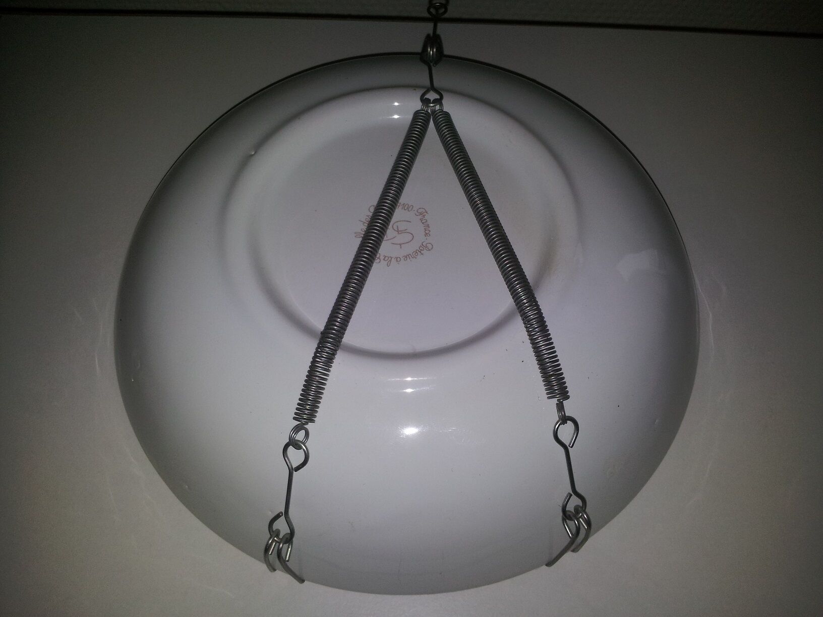 Pink decorative plate