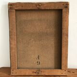 Table oil on canvas Cavaillès