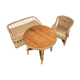 Vintage wicker children's living room