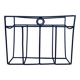 Magazine holders folk art in black metal