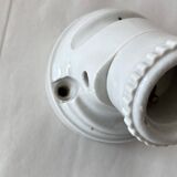 Applique murale en céramique porcelaine garage atelier luminaire ancien
