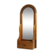 Vintage wooden table dressing table mirror 28x67cm