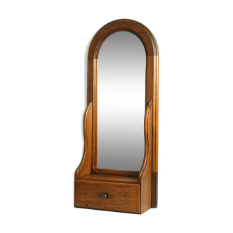 Miroir coiffeuse de table en bois vintage 28x67cm
