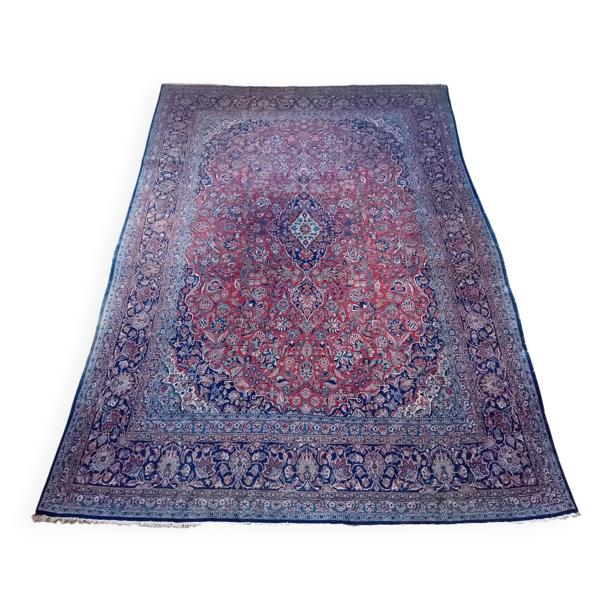 Antique XXL Persian Tabriz Rug 360x253cm