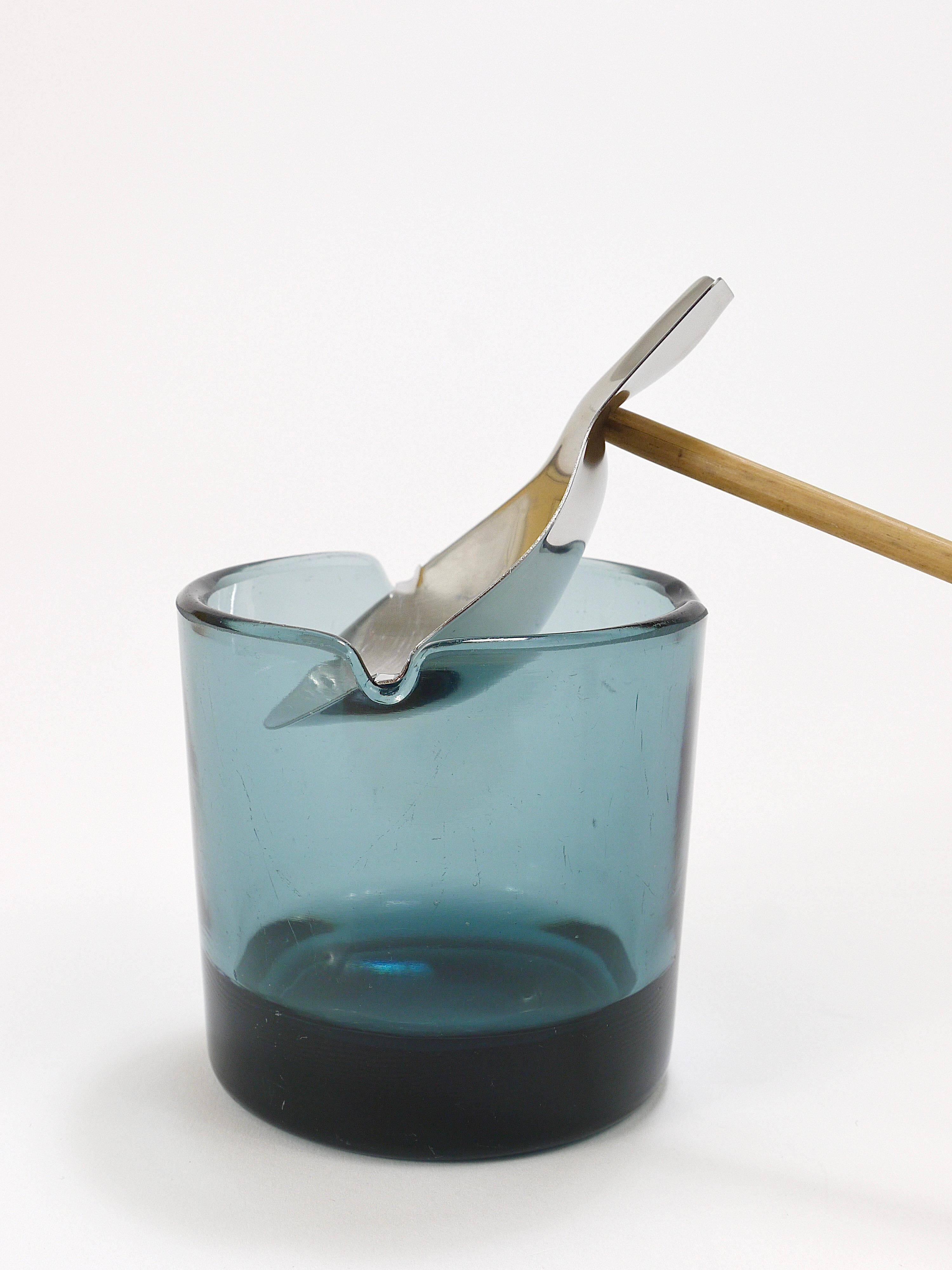 Bauhaus Ashtray Tourmaline by Wilhelm Wagenfeld for WMF Germany, 1960s