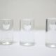 Series of 6 vintage blown glass candle holders edited by Guaxs