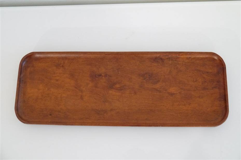 Vintage Scandinavian teak tray 1960