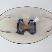 Mid-Century Art Glass Bowl by Zelezno Borske Sklo, 1960's