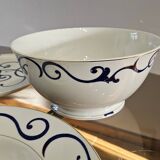 Limoges porcelain service Letang Remy, Odessa Pearl China collection.