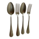 Silver metal cutlery