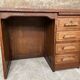 Small administrative style desk american style vintage 1950 oak