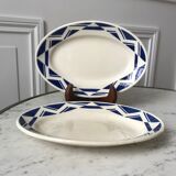 Duo of raviers Badonviller Courtilles art deco 30s