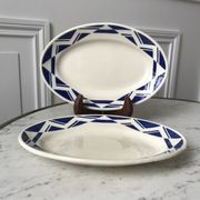 Duo of raviers Badonviller Courtilles art deco 30s