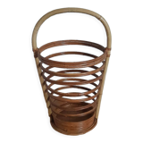 Vintage rattan umbrella stand