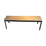 Industrial wooden bench
