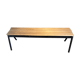 Industrial wooden bench