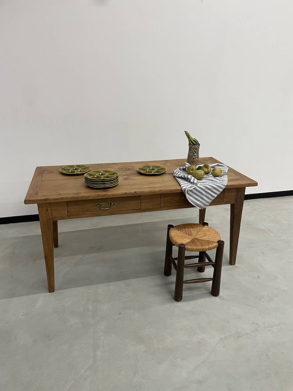 Pine farm table 165 cm