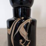 XL bottle or vase by Bob le Bleis for Maure Vieil glassworks circa 1970