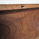 Old patinated solid wood box