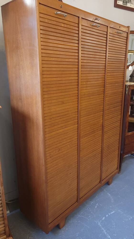 Triple Curtain Filing Cabinet