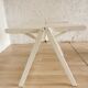 Table basse pliante vintage Rex - Design Niko Kralj - Style moderne du milieu du siècle
