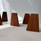 Kai Kristiansen bookends Feldballes Møbelfabrik in teak.
