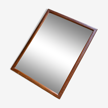 Miroir en bois foncé ☐ 40 x 29,5 cm