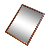 Dark wooden mirror ☐ 40 x 29.5 cm
