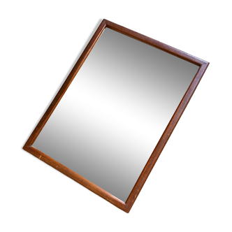 Miroir en bois foncé ☐ 40 x 29,5 cm